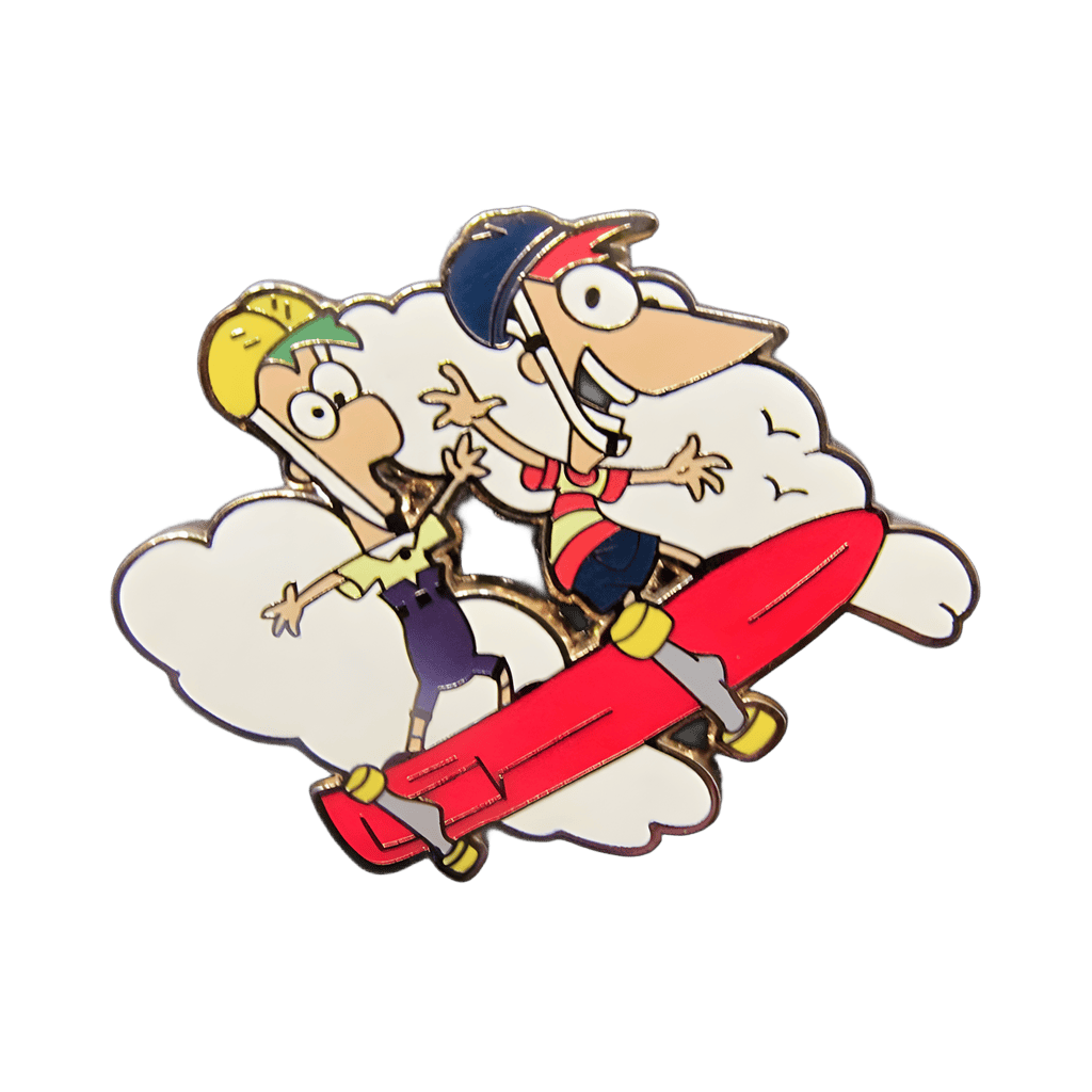 Phineas and Ferb skateboarding Jerry Leigh pin Disney pin