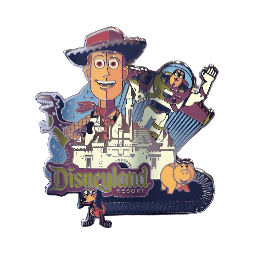 Toy Story Family and Sleeping Beauty Castle Disney pin