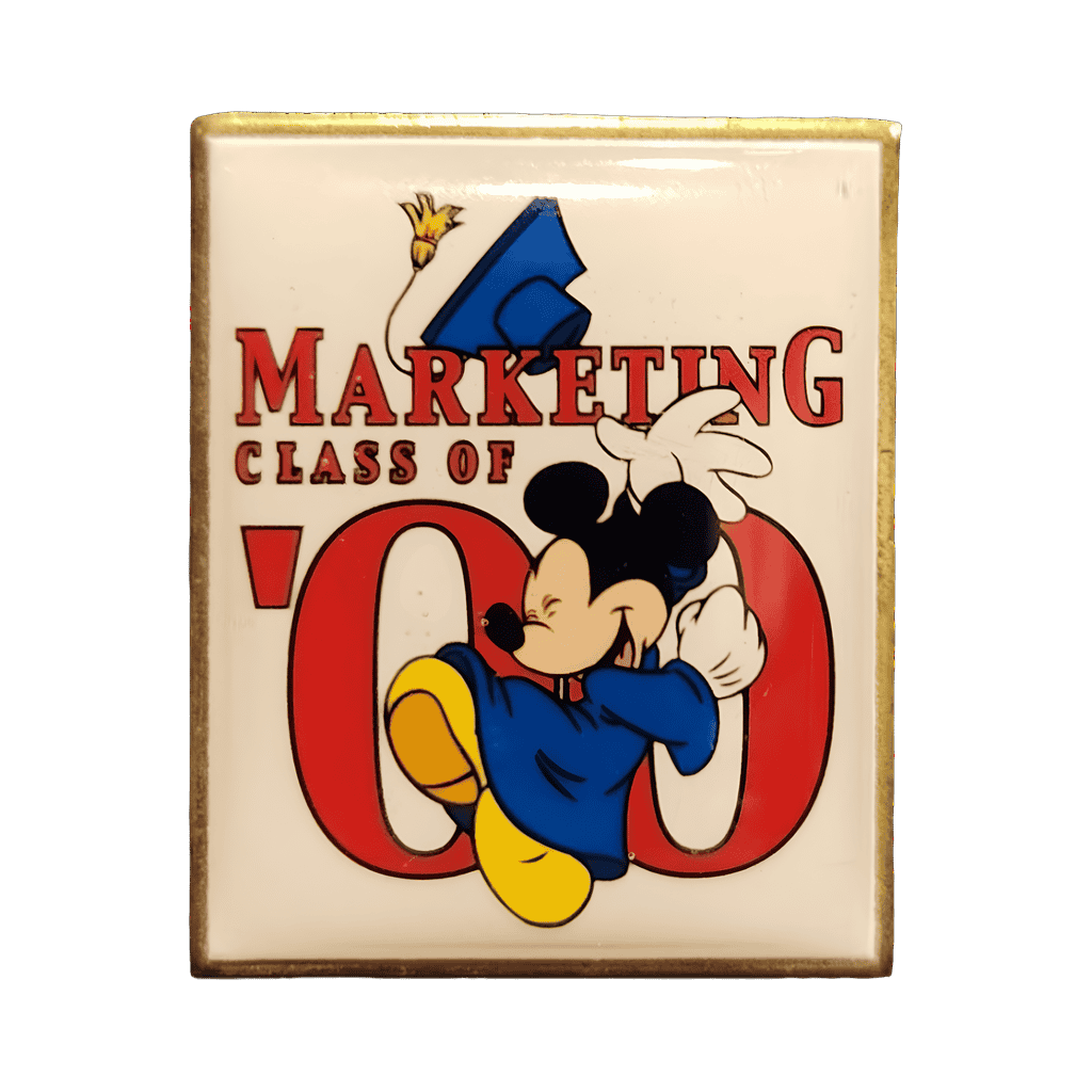 Marketing Class of '00 — Graduation Mickey Disney pin