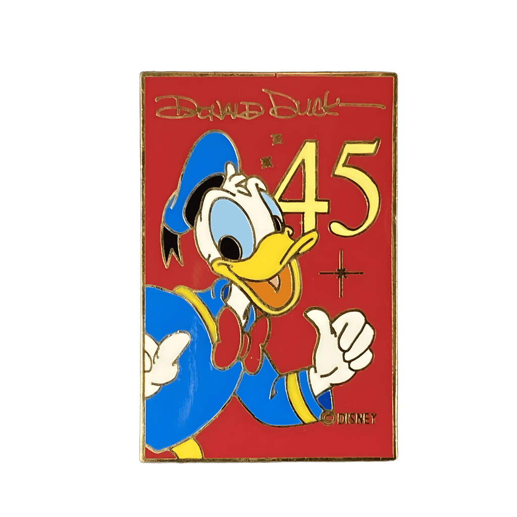 Disneyland 45th Anniversary - Signature Series - Donald Duck - Disneyland Resort Disney pin