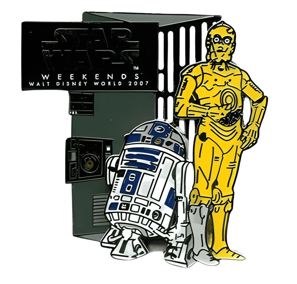 R2-D2 and C-3PO Disney pin