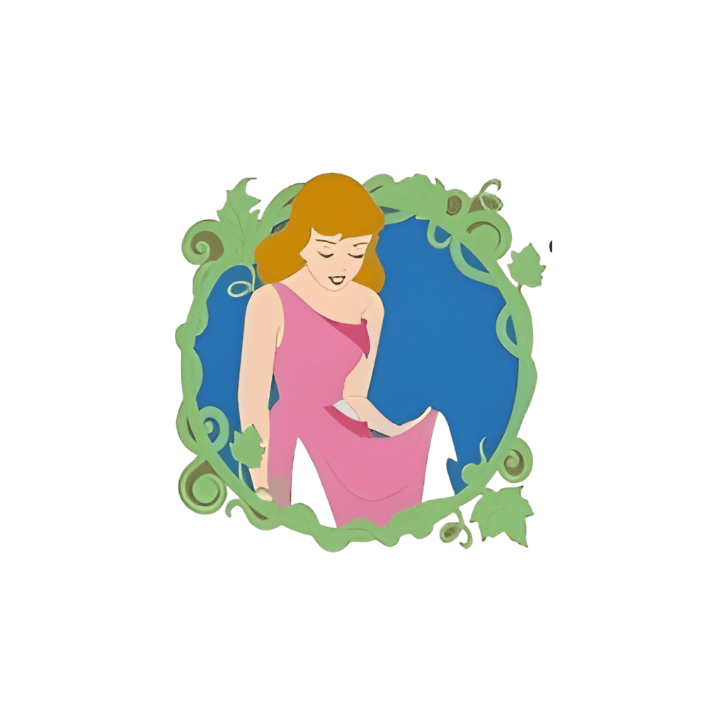 Cinderella in Pink Dress Disney pin