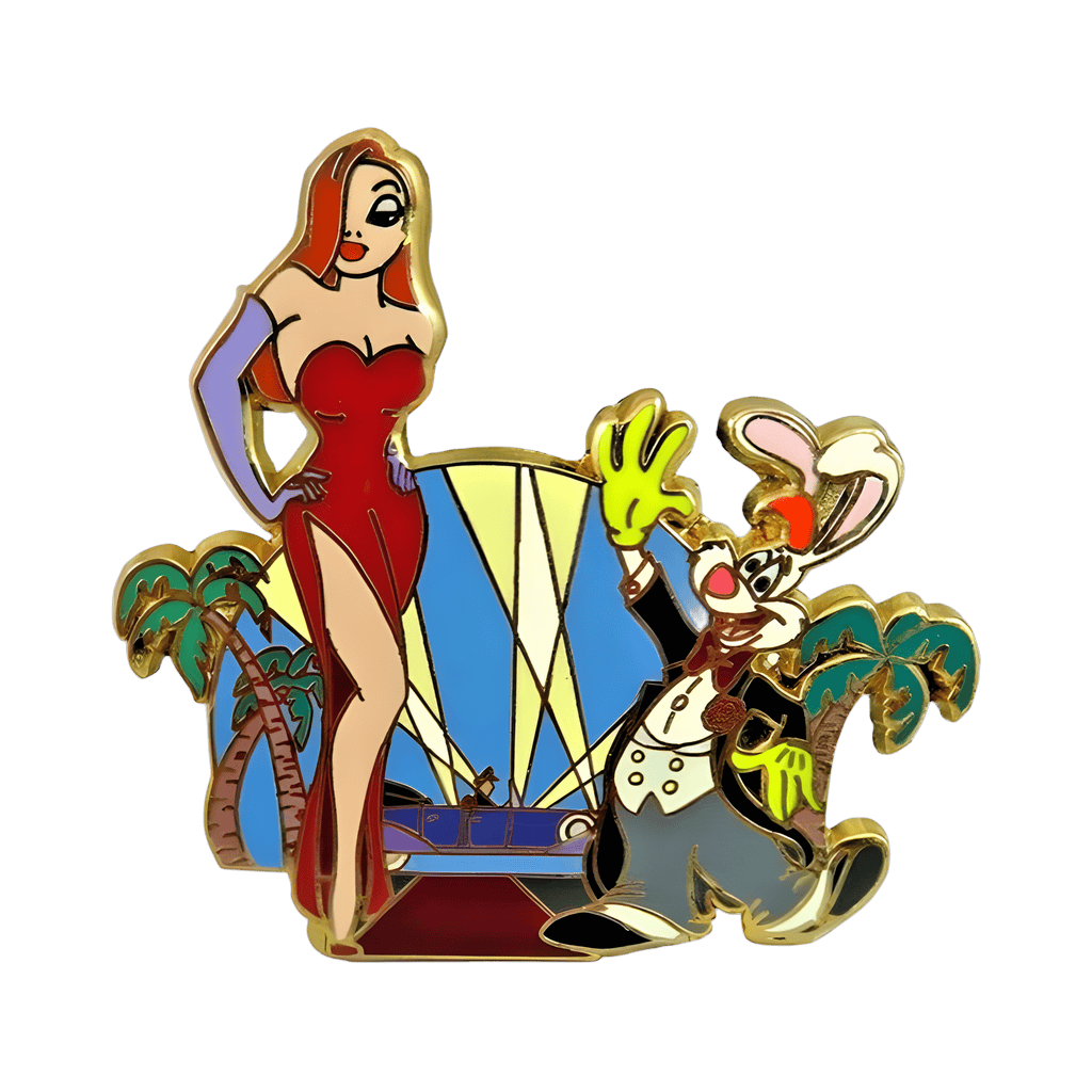 Jessica and Roger Rabbit Disney pin
