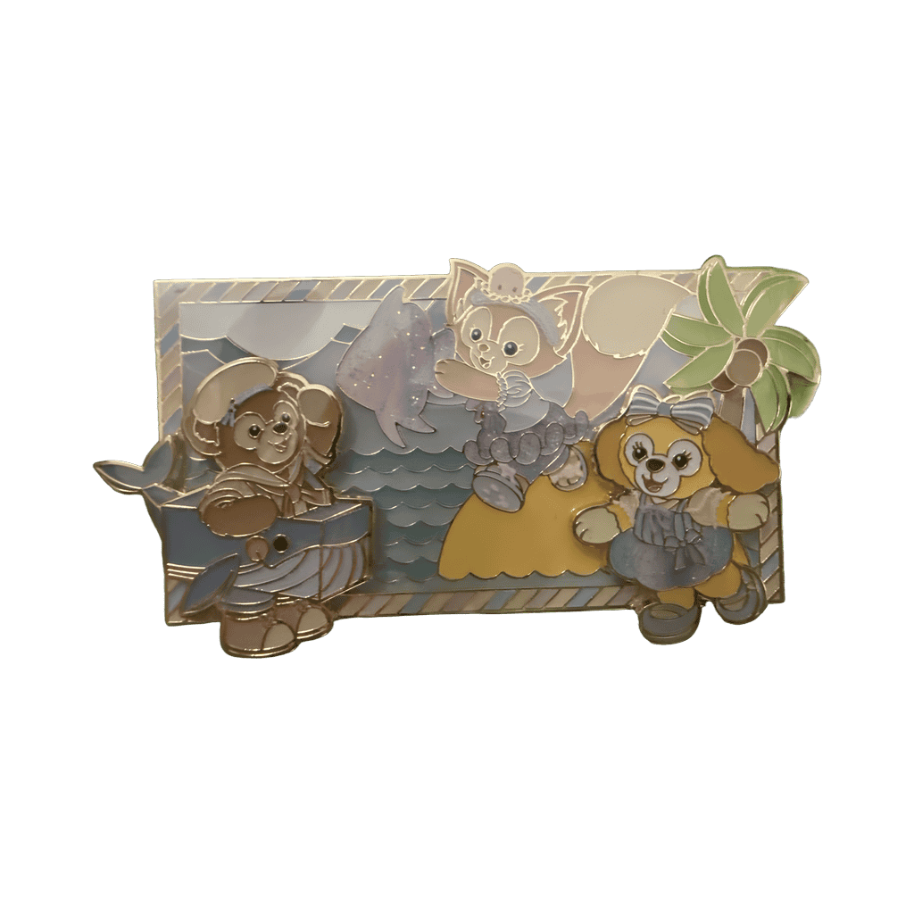 A Day at the Beach with Duffy Linabell and CookieAnn Disney pin