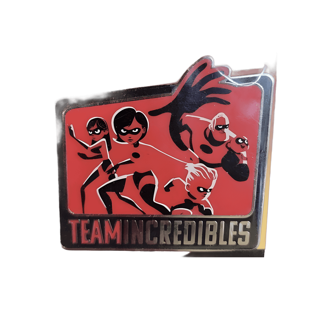Team Incredibles Disney pin