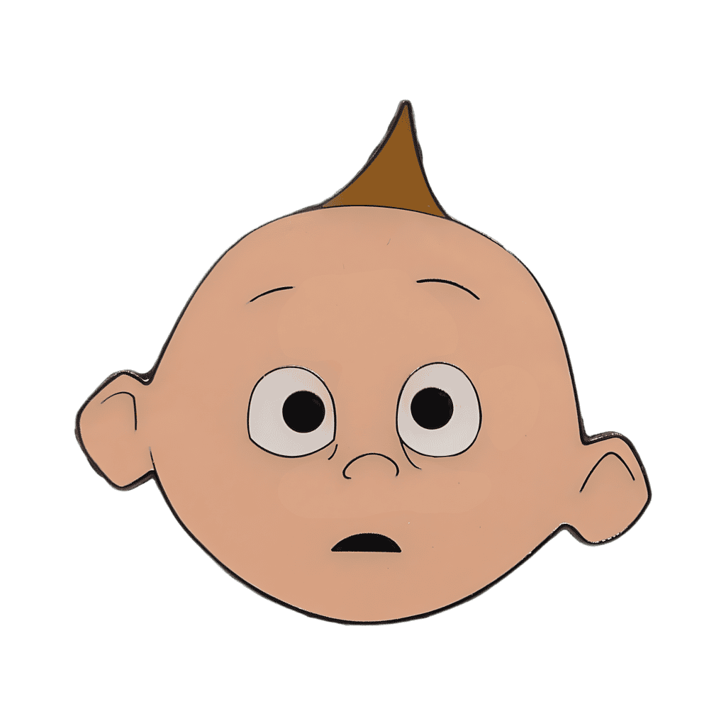 Jack-Jack Worried Face - Incredibles Disney pin