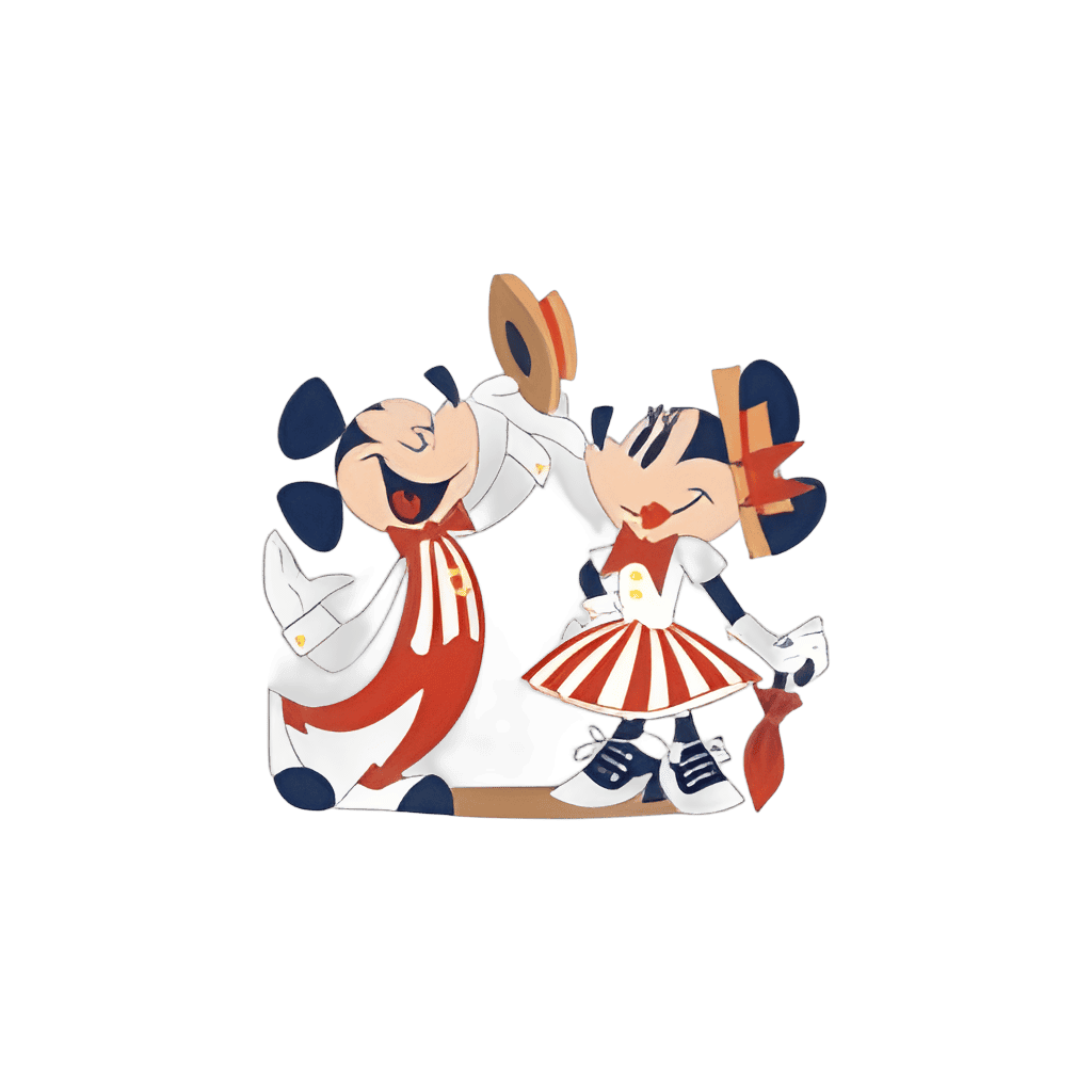 Mickey & Minnie Mouse Disney pin