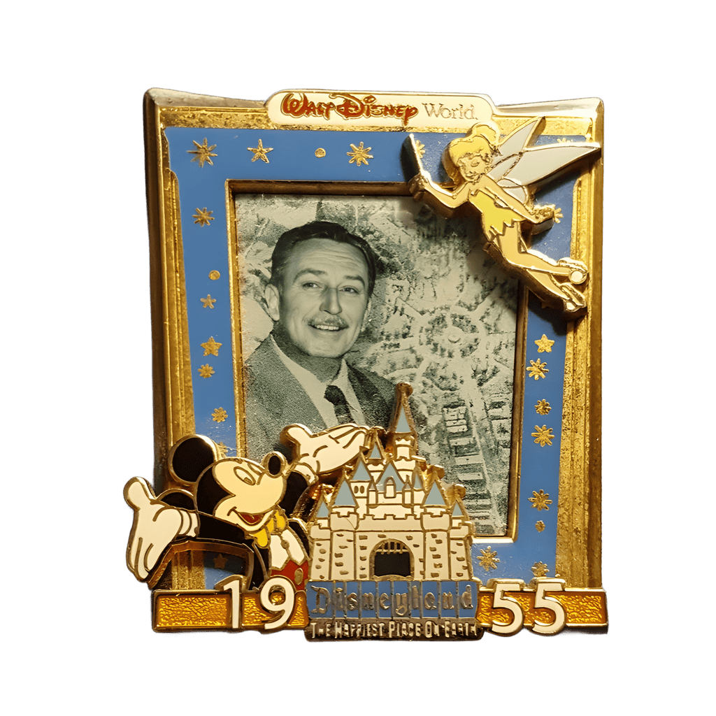 Walt, Mickey, Tinker Bell Disney pin