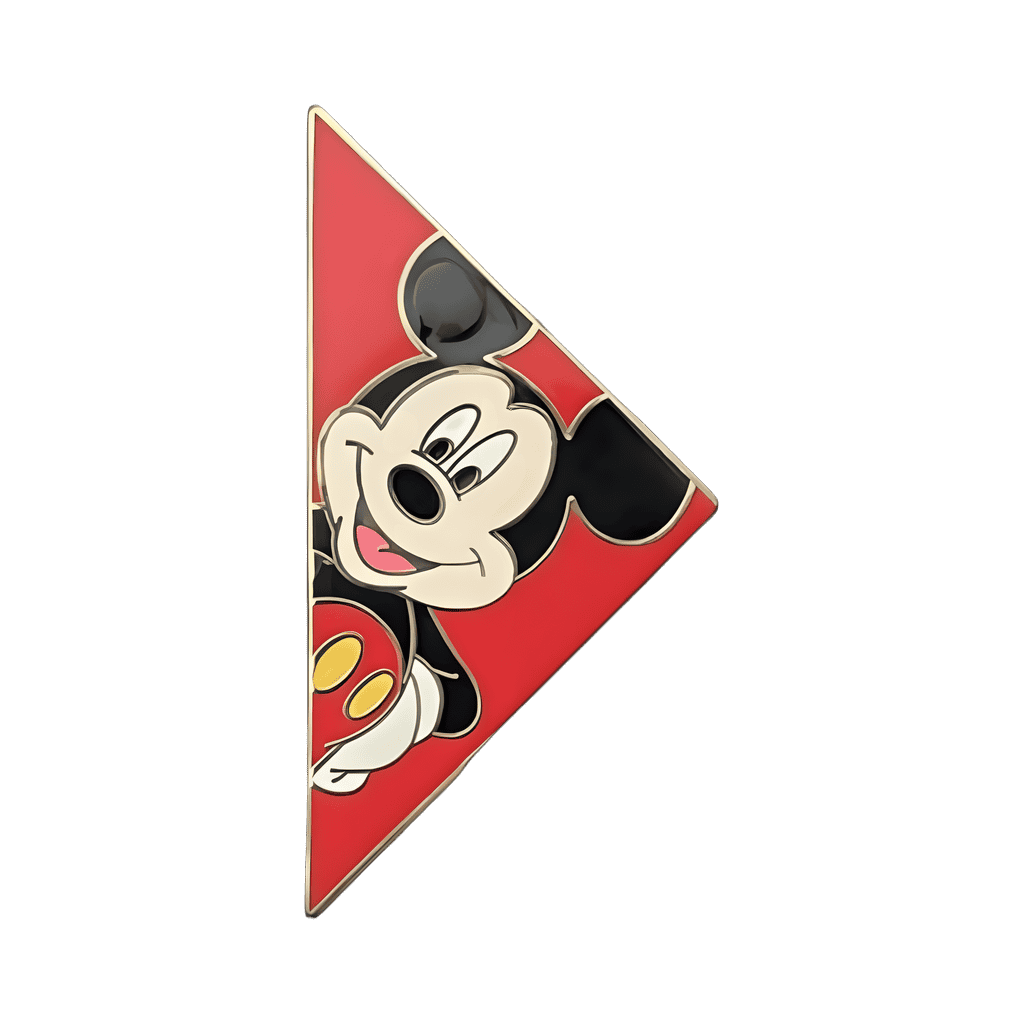 Tangram Pin Set - Mickey Mouse and Friends - Mickey Mouse (Red Triangle) Disney pin