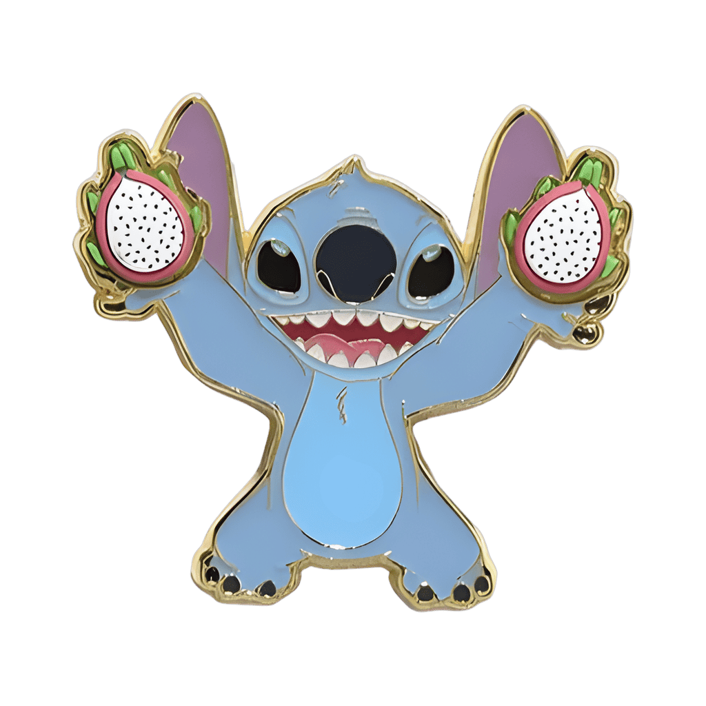 Stitch with Dragon Fruit Disney pin