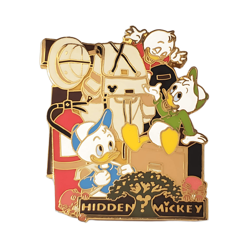 Huey, Dewey and Louie with Safari Backpack Disney pin