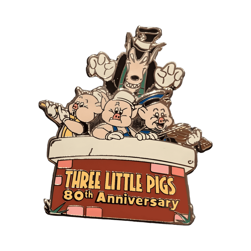 Three Little Pigs 80th Anniversary Disney pin