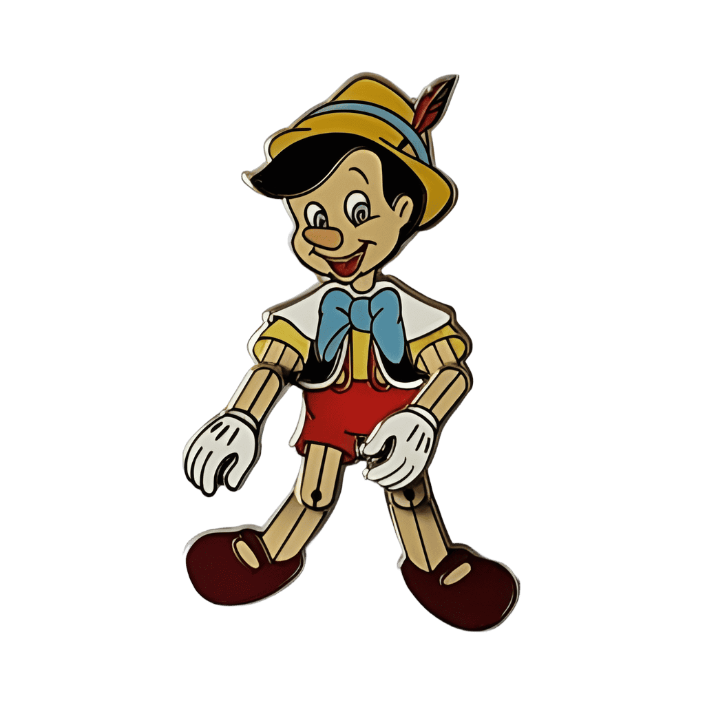 Pinocchio With Jointed Arms & Legs (Moving Arms and Legs) Disney pin
