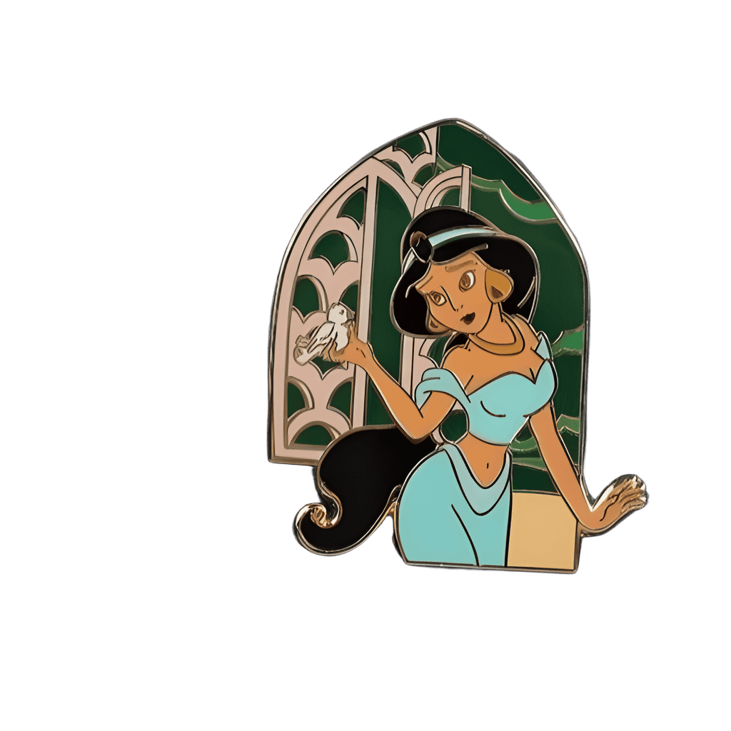 Jasmine holding a dove Disney pin