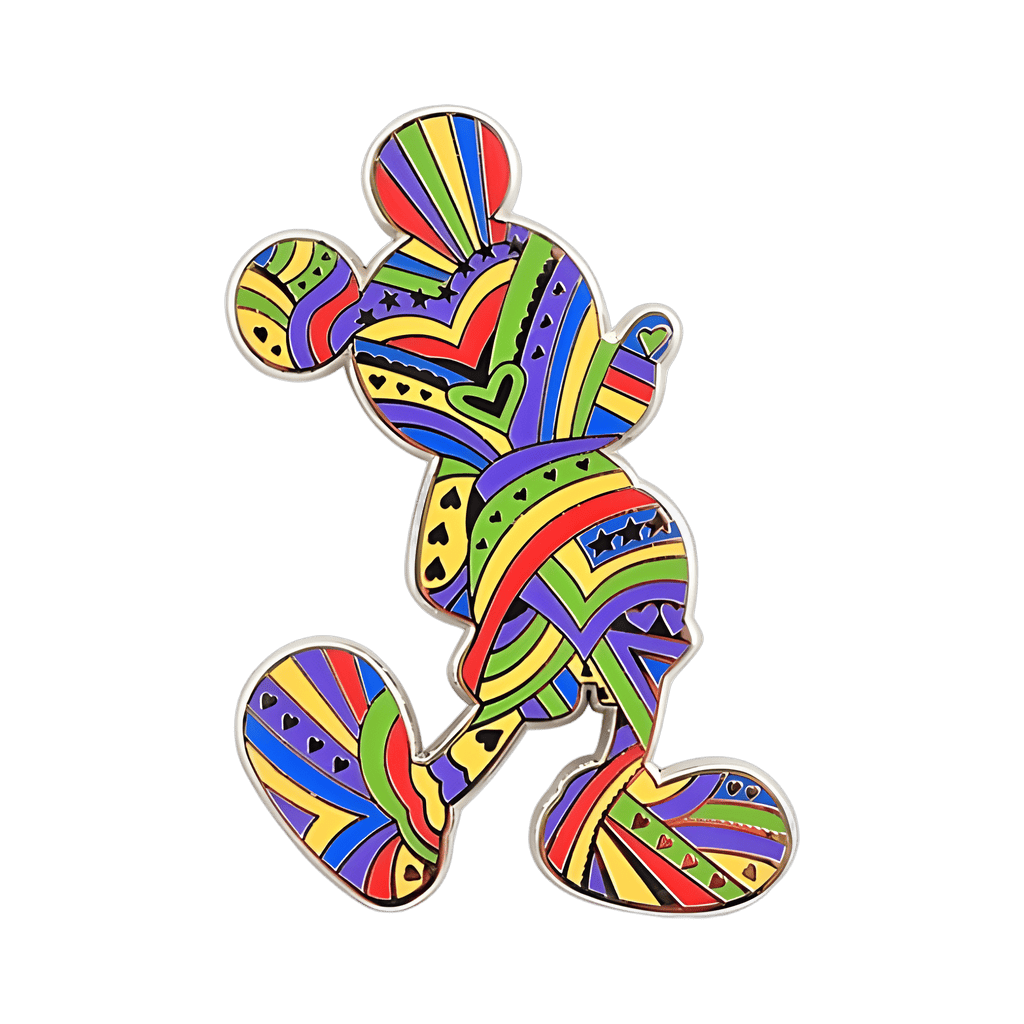 Rainbow, Stars, and Hearts Disney pin