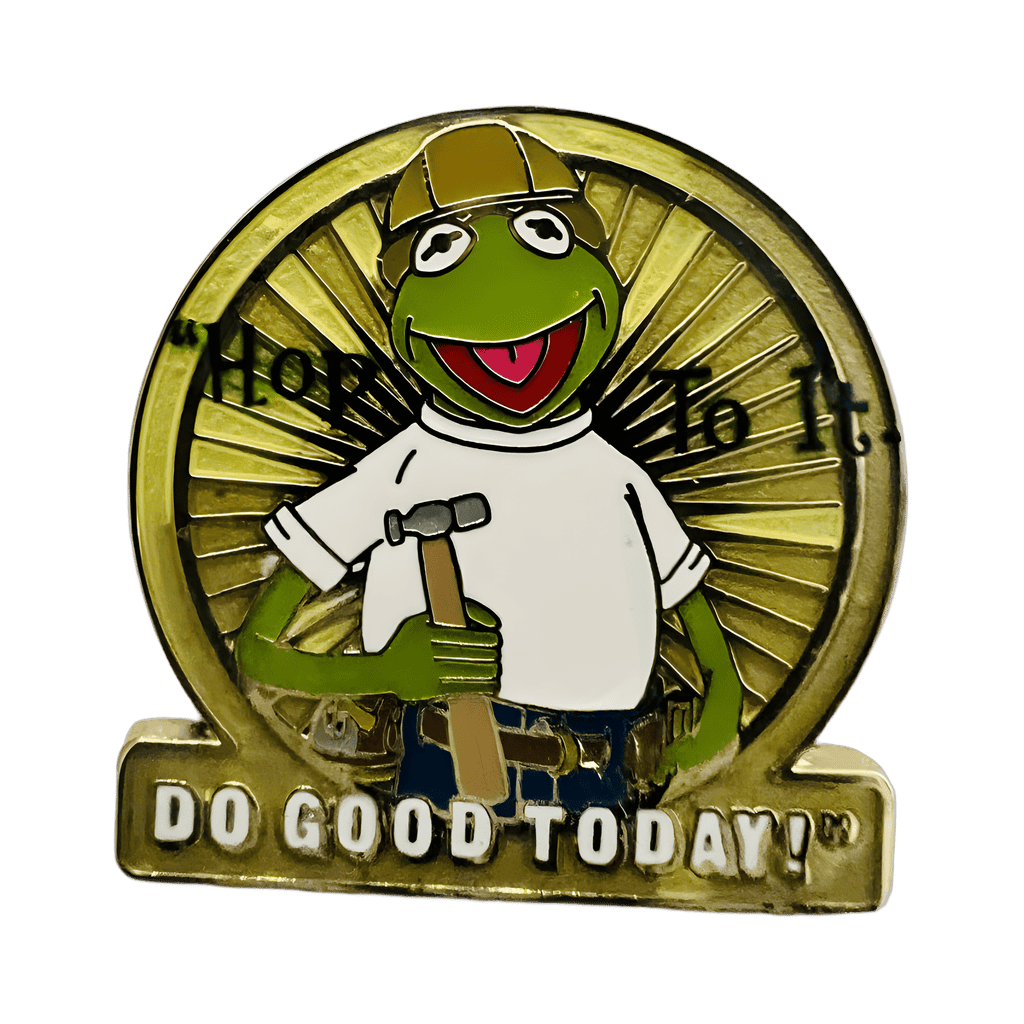 Hop to it - Do Good Today! - Kermit Disney pin