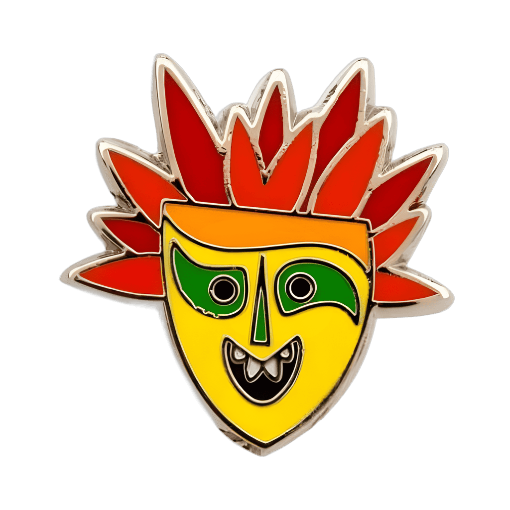 Small World Polynesian Mask Disney pin