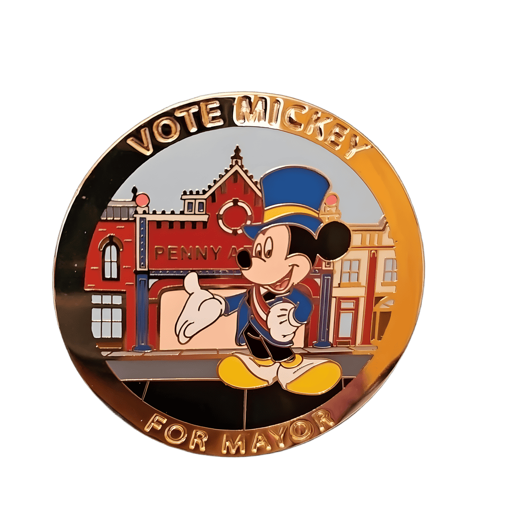 Vote Mickey For Mayor Disney pin