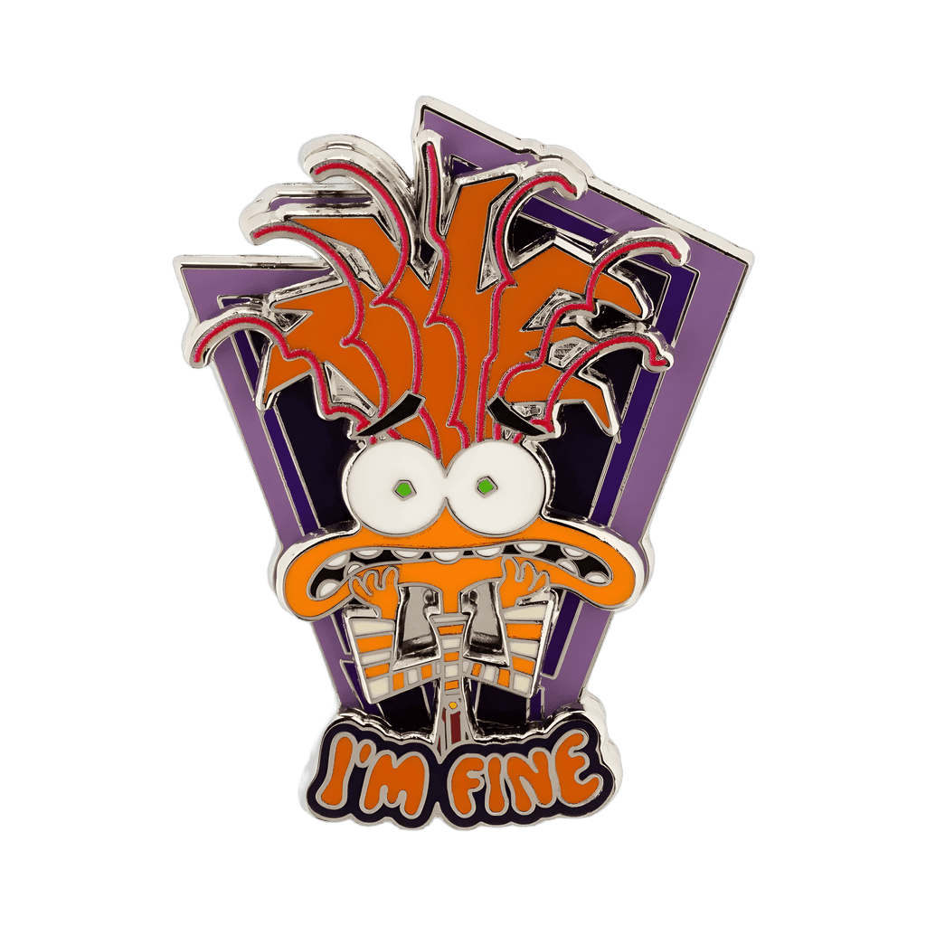 Anxiety I'm Fine Disney pin
