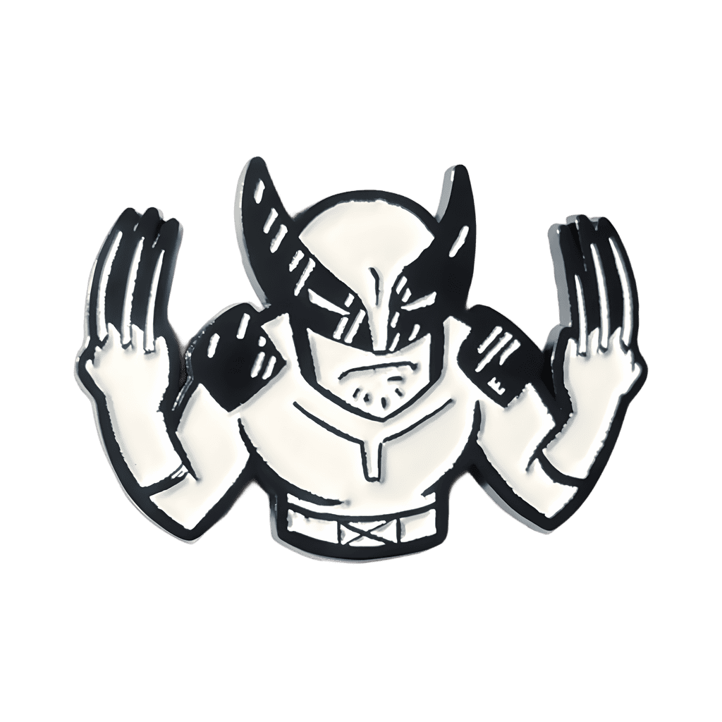 Black & White Wolverine Disney pin