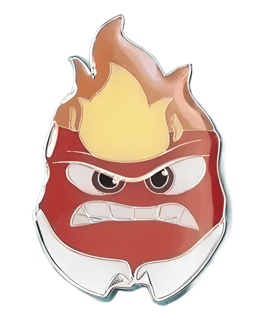 Pixar Inside Out - Anger Disney pin