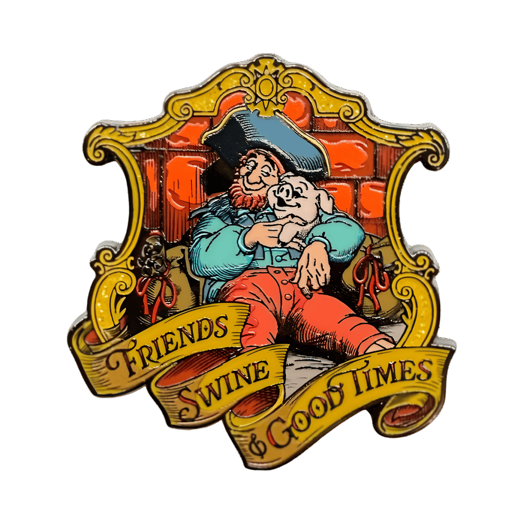 Friends, Swine & Good Times Disney pin
