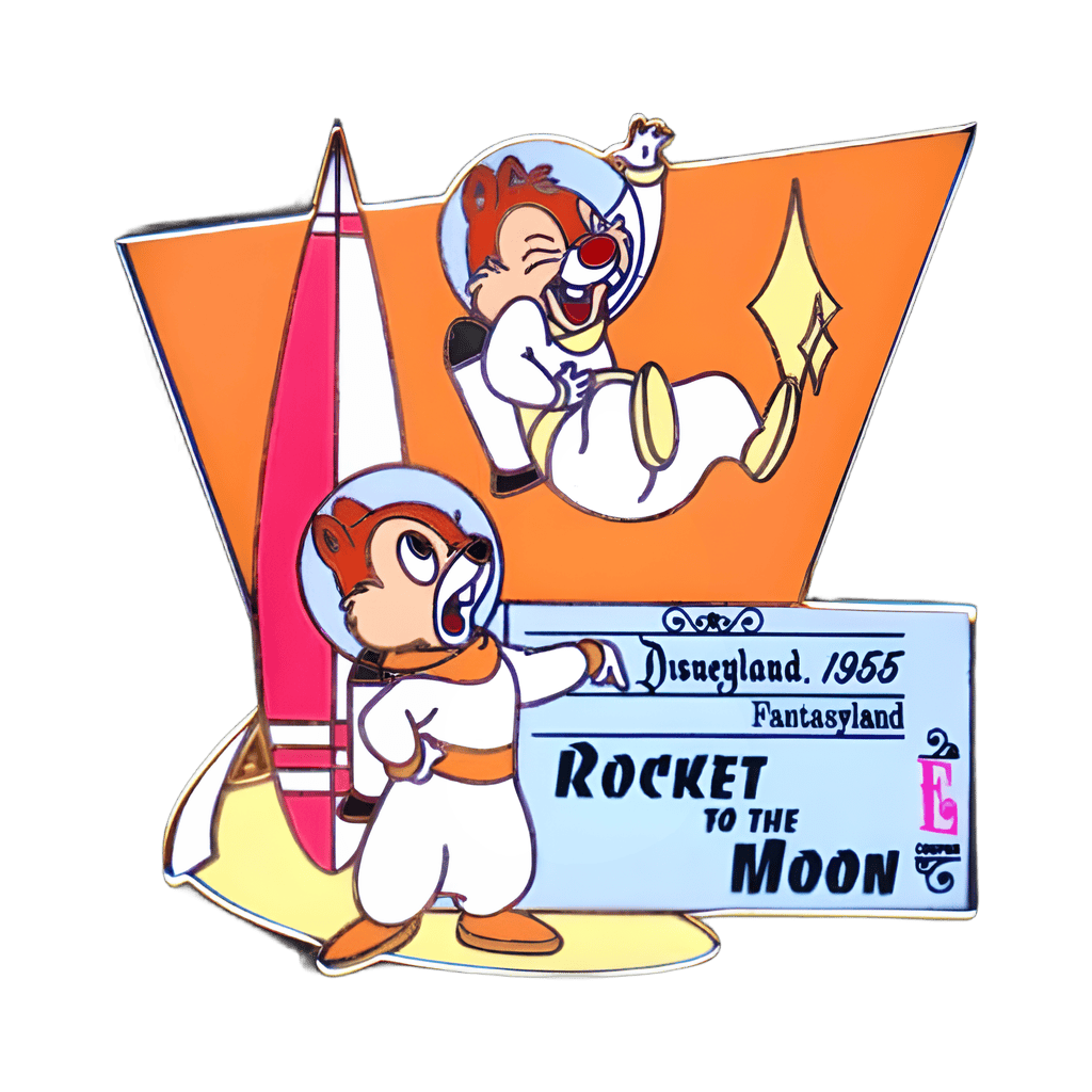 Rocket To The Moon Disney pin