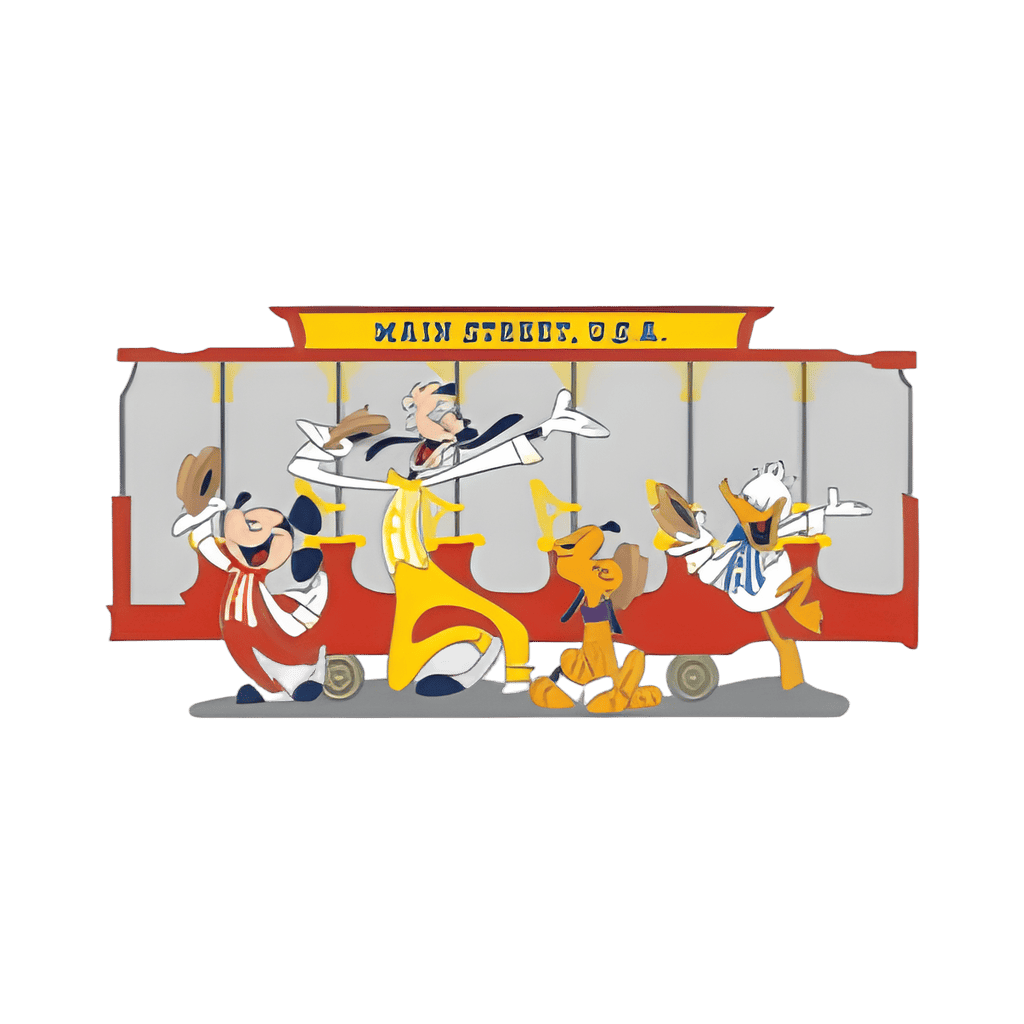 Mickey, Goofy, Pluto and Donald Disney pin