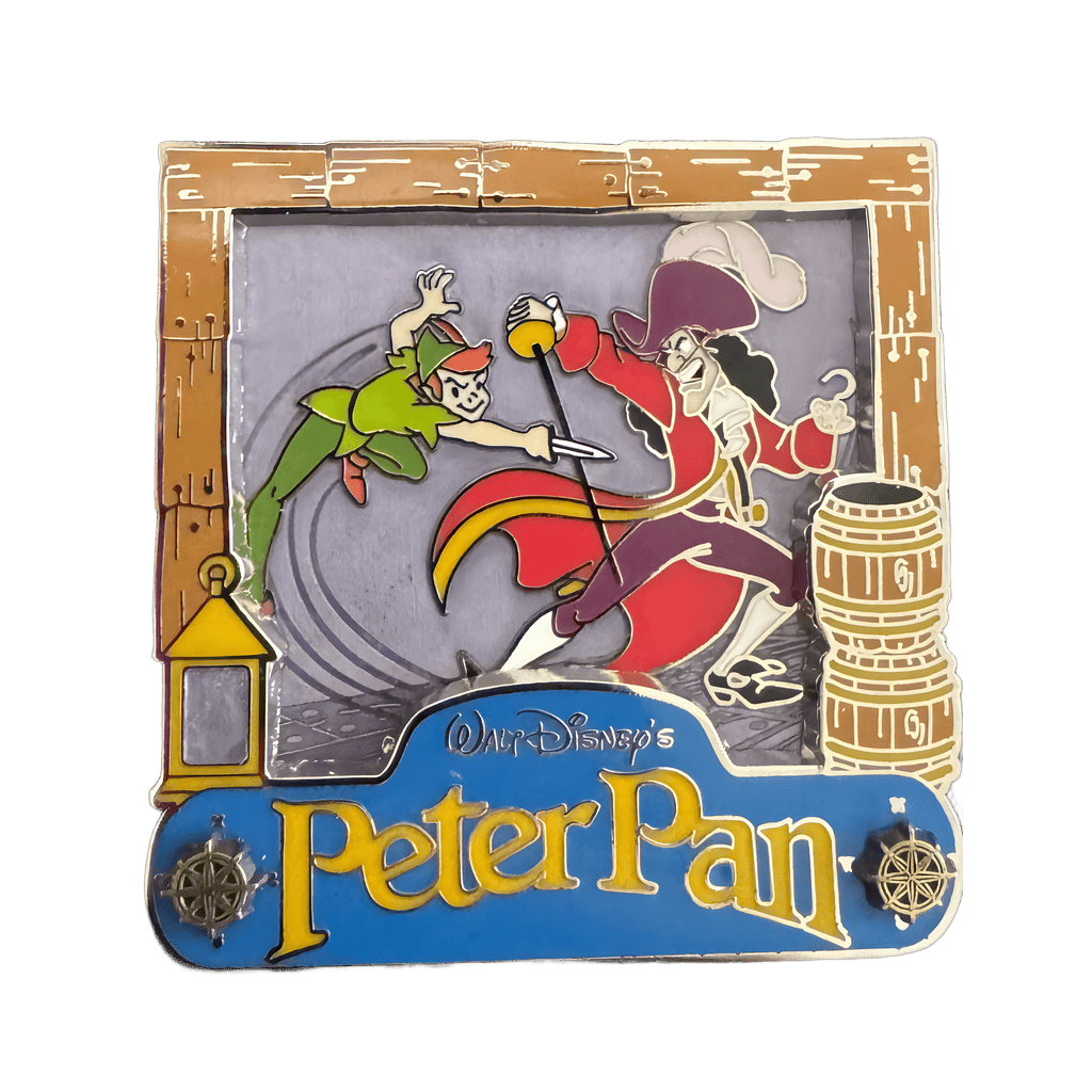 Peter Pan and Hook Disney pin