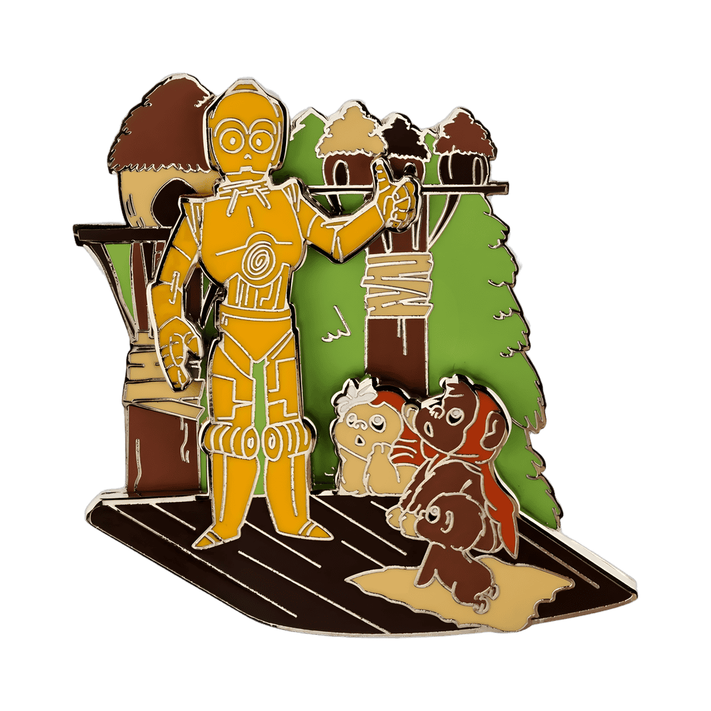 C-3PO and Ewoks Disney pin
