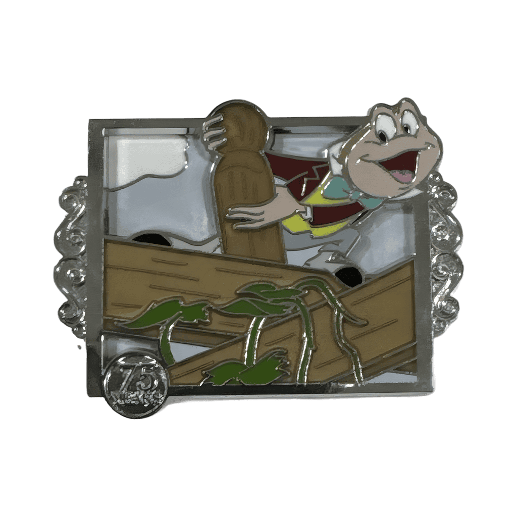 75th - Mr. Toad on Fence Disney pin