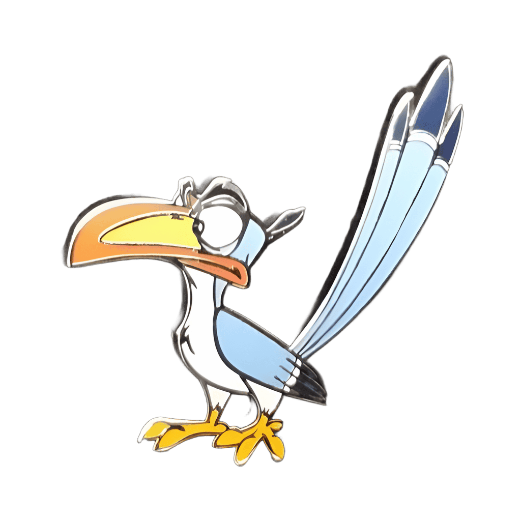 Zazu Facing Left Disney pin