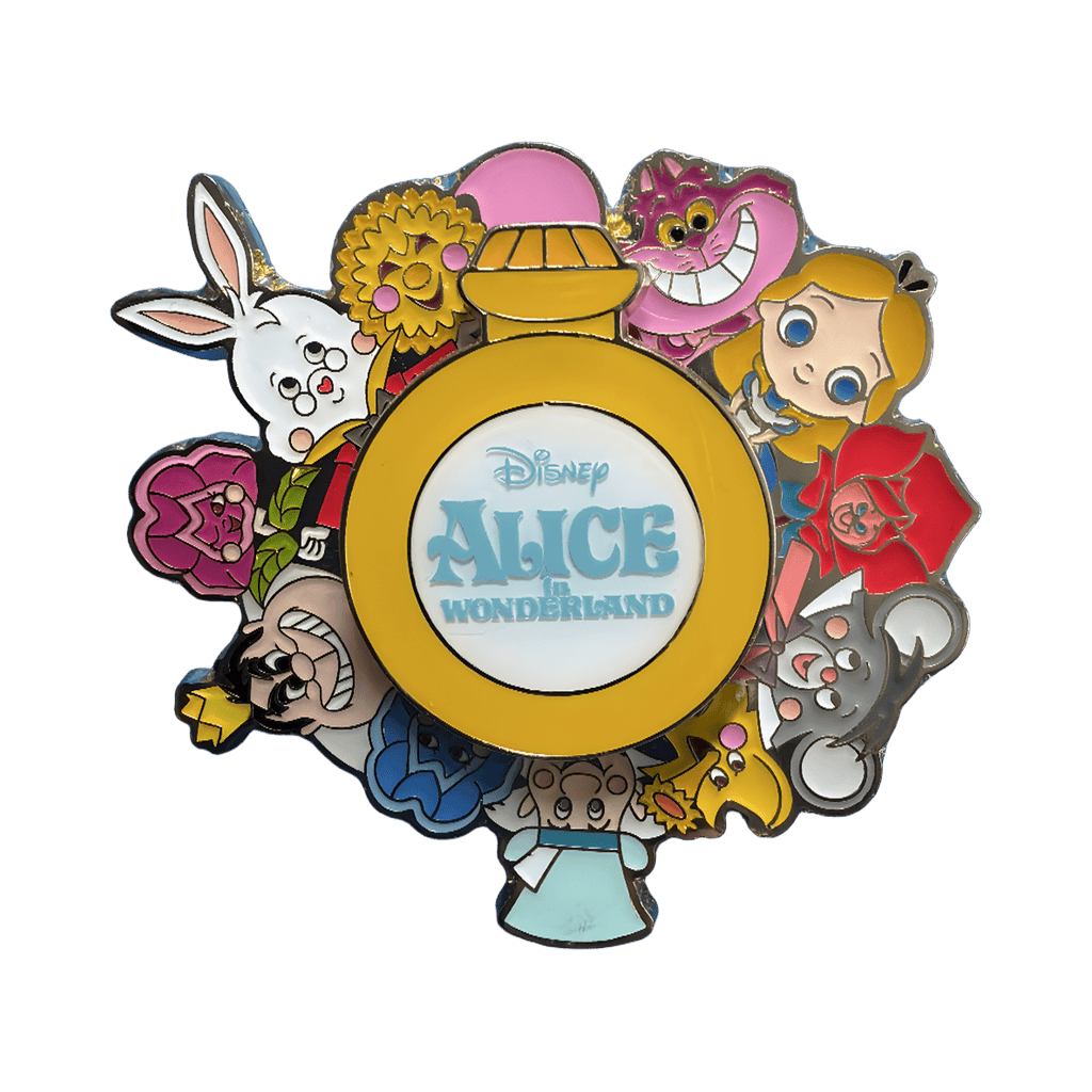 Alice in Wonderland Spinner Disney pin