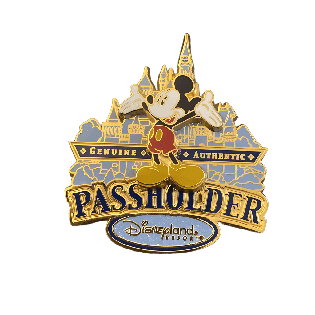 Mickey 3D Castle Annual Passholder "Genuine Authentic" Disney pin