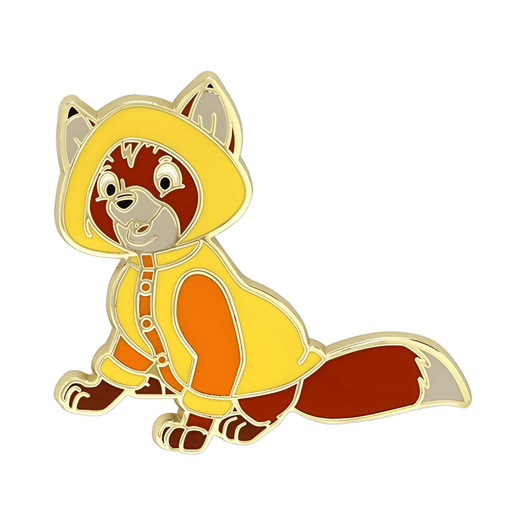 Series 1 - Tod in Yellow Raincoat CHASER Disney pin