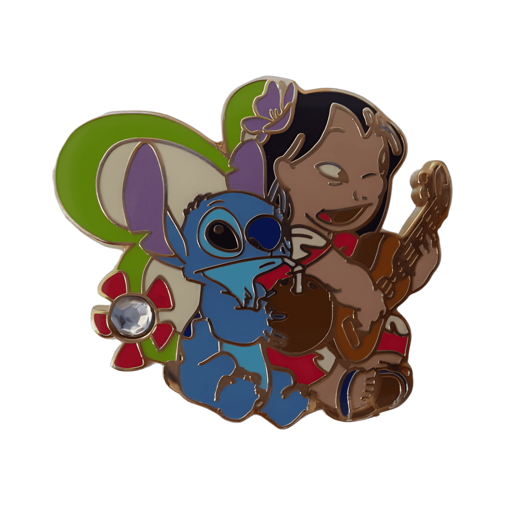 Lilo & Stitch with Ukelele Disney pin