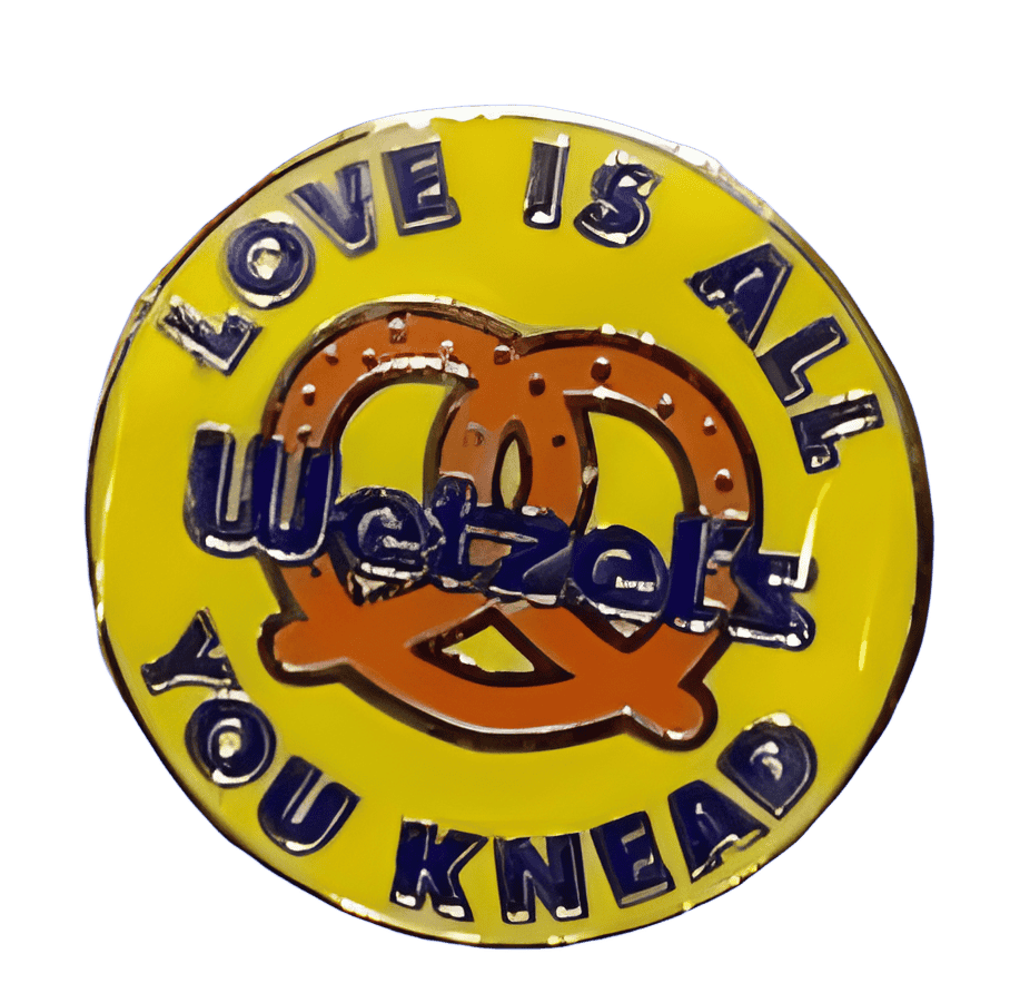 “Love is All You Knead” Pretzel Disney pin