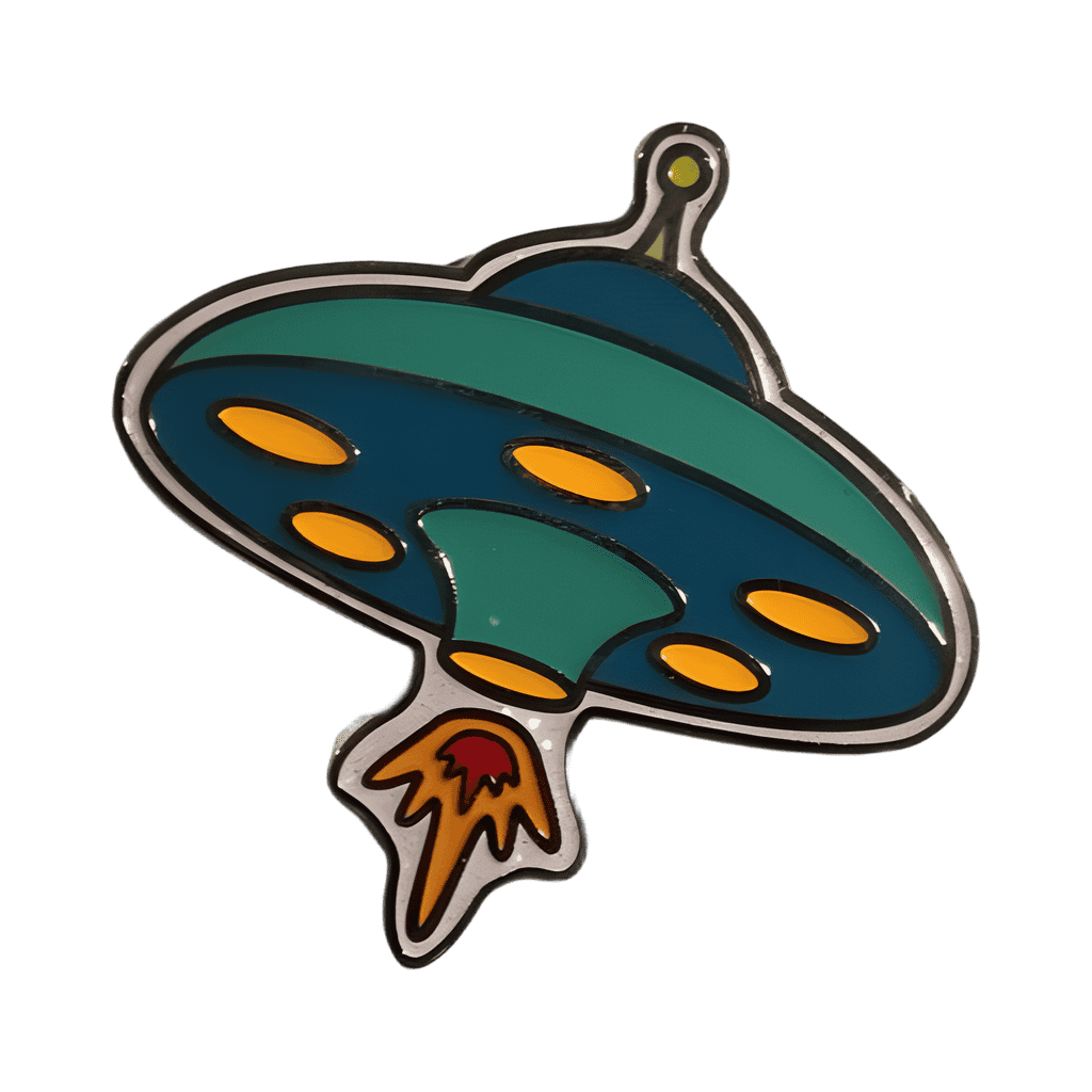 Flying Saucer Disney pin
