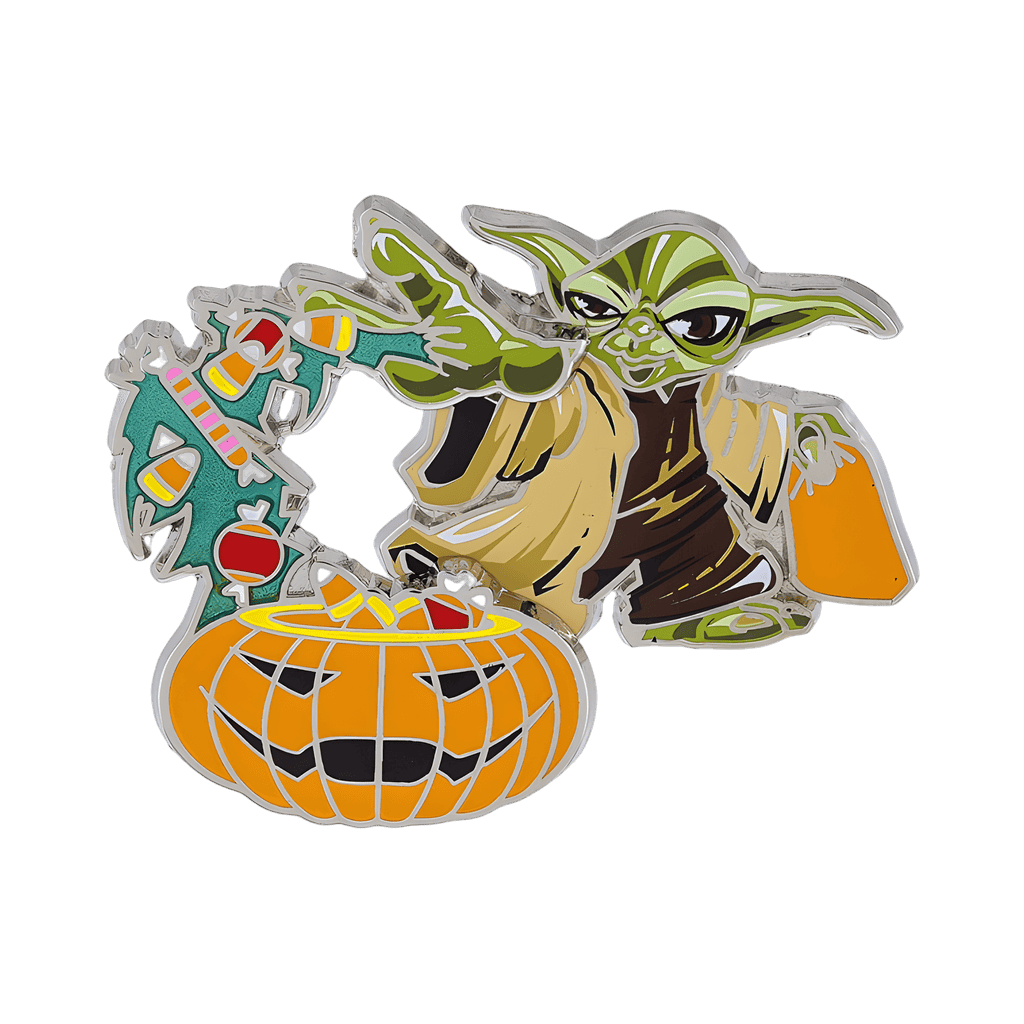 Yoda and Pumpkin Disney pin