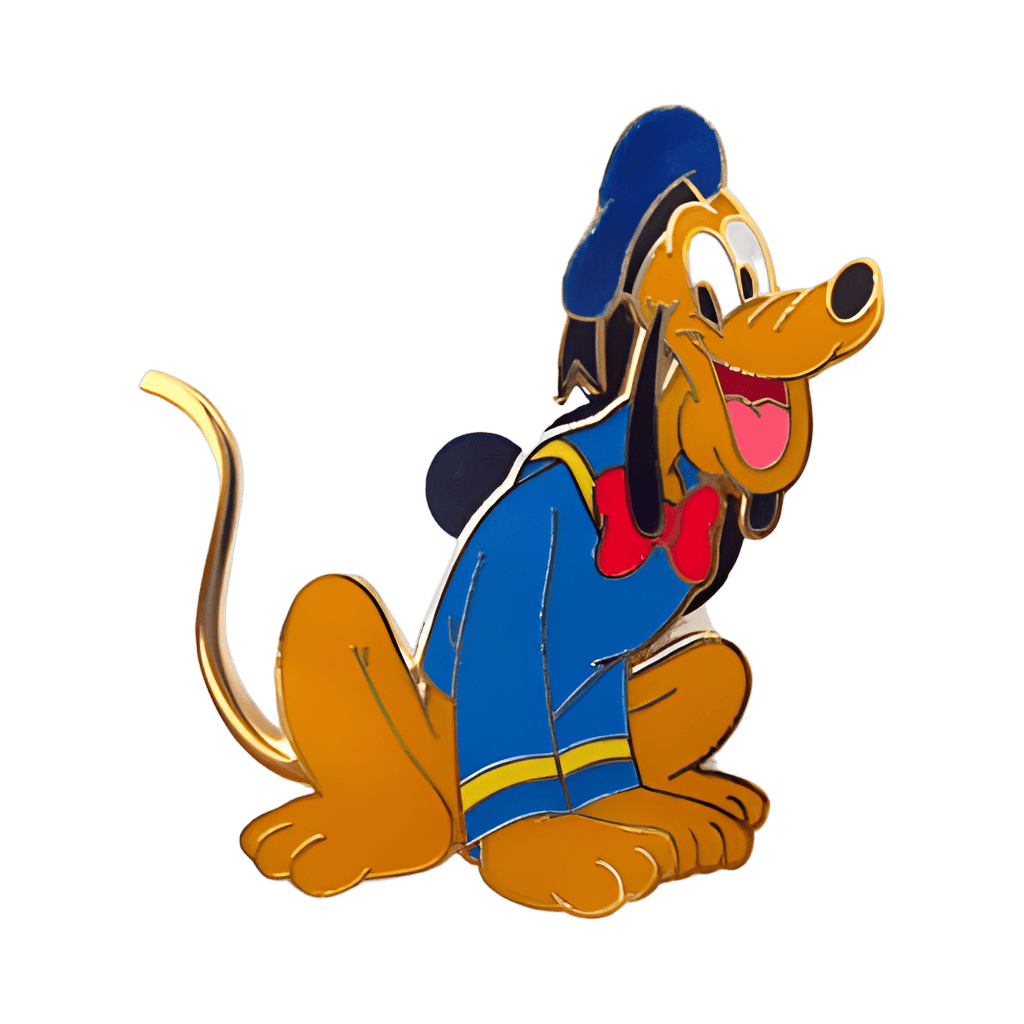 Pluto as Donald Disney pin