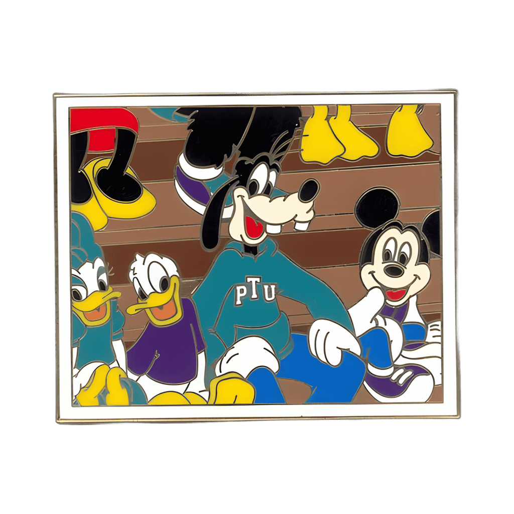 Mickey Mouse, Donald Duck, Daisy Duck, and Goofy Disney pin