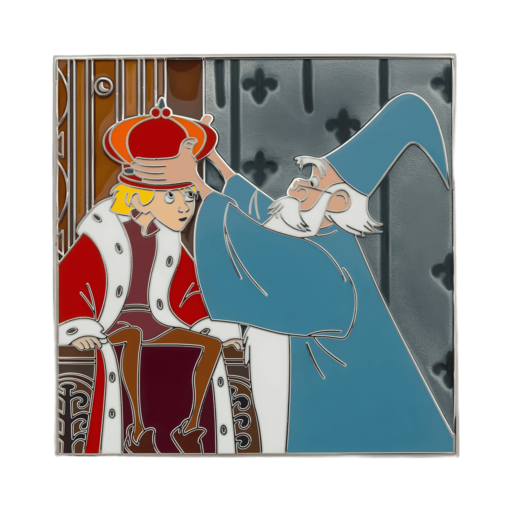 Merlin Crowning Young Arthur Disney pin