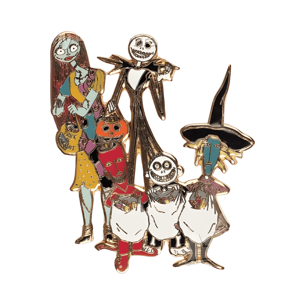 Jack, Sally, Lock, Shock & Barrel Trick or Treating Disney pin