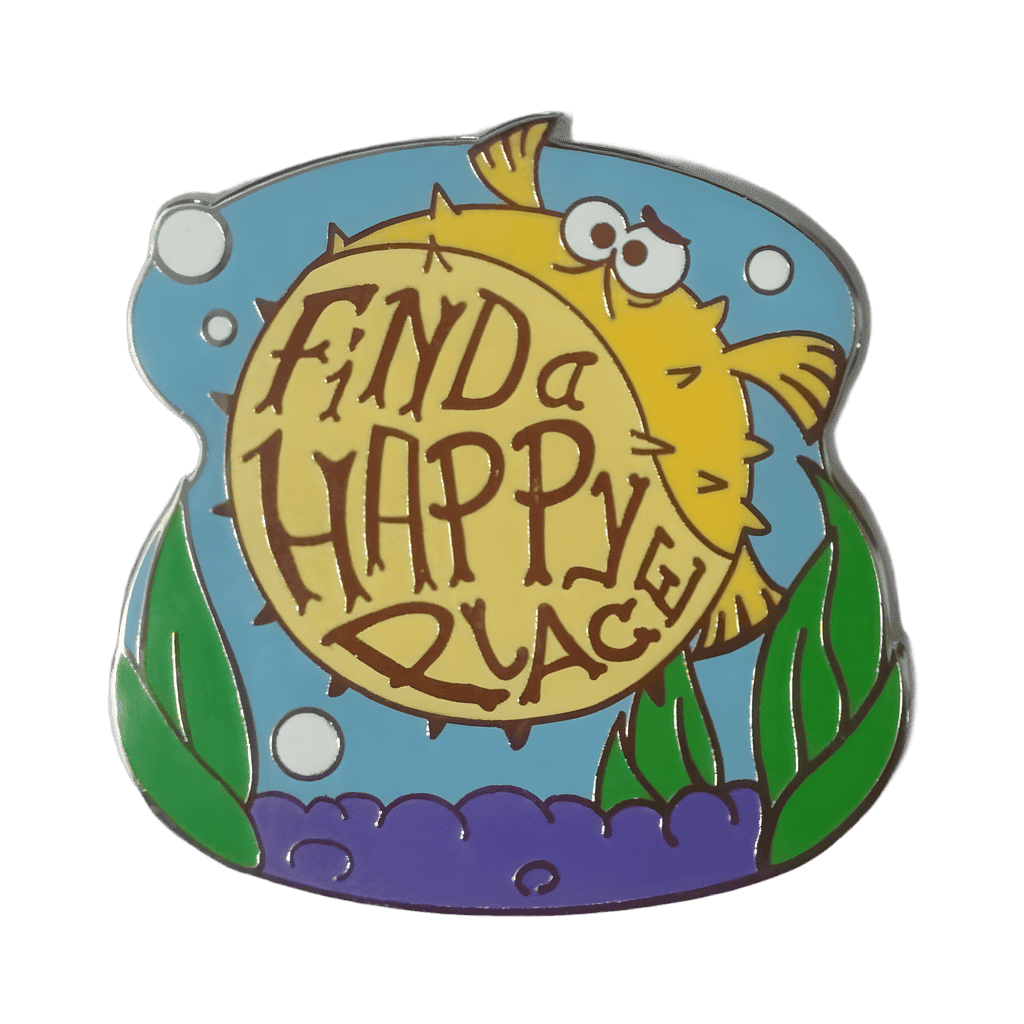 Bloat Find a Happy Place Disney pin