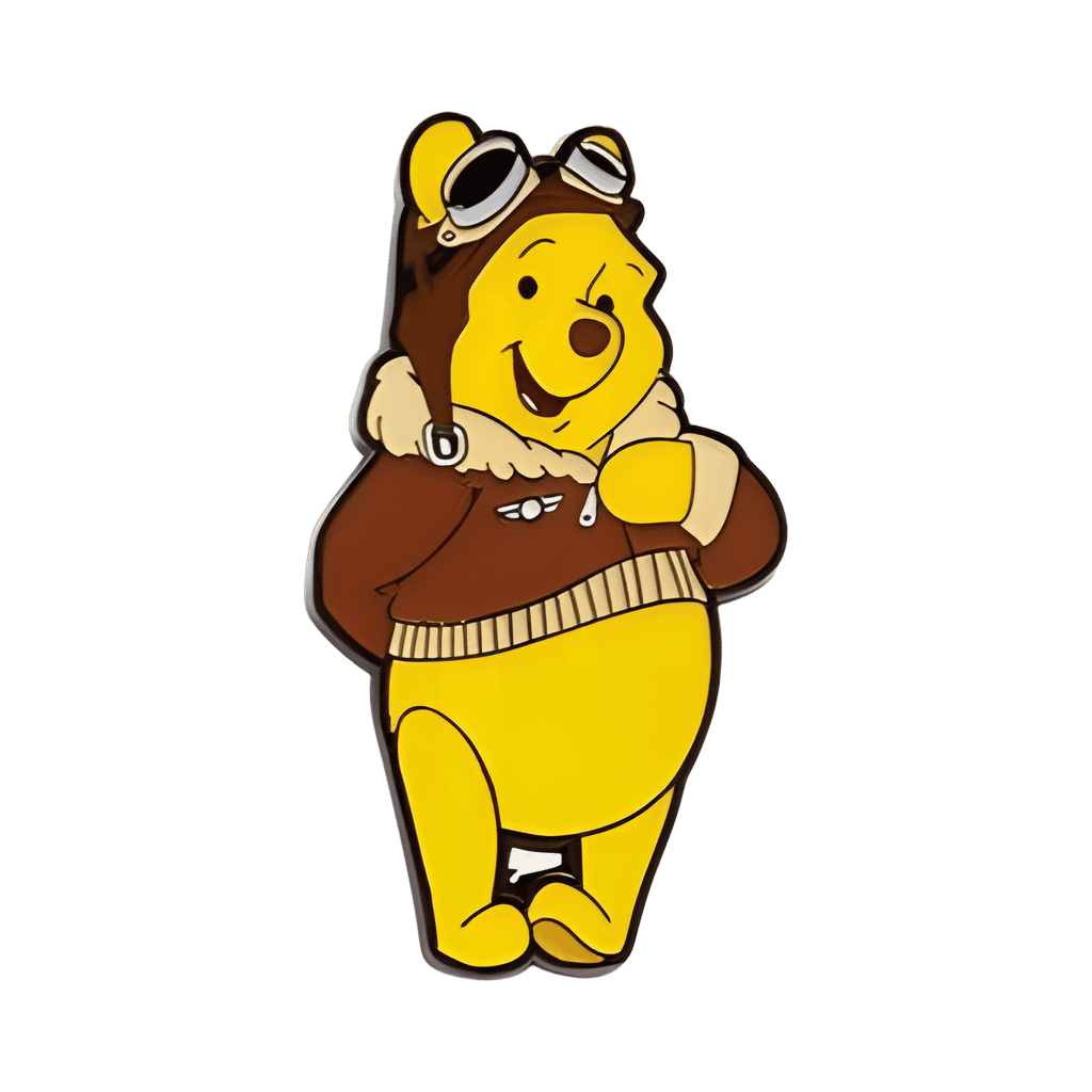 Winnie the Pooh as Aviator Pilot Disney pin
