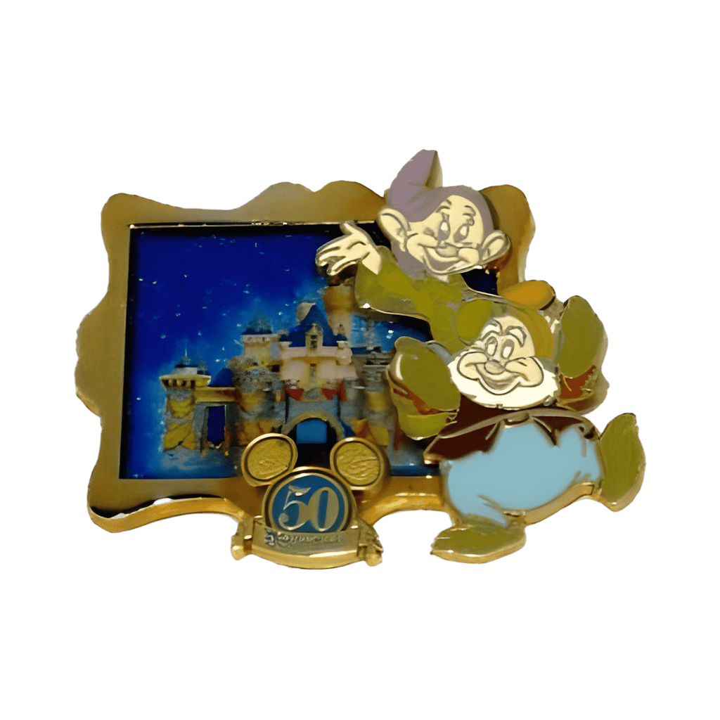 Dopey and Happy Disney pin