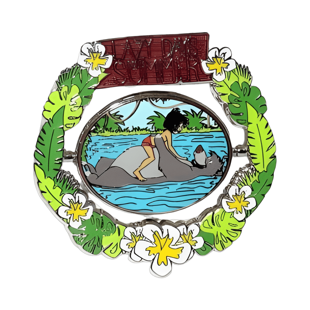Lazy Days 2021 - Baloo, Mowgli, and Bagheera Spinner Disney pin
