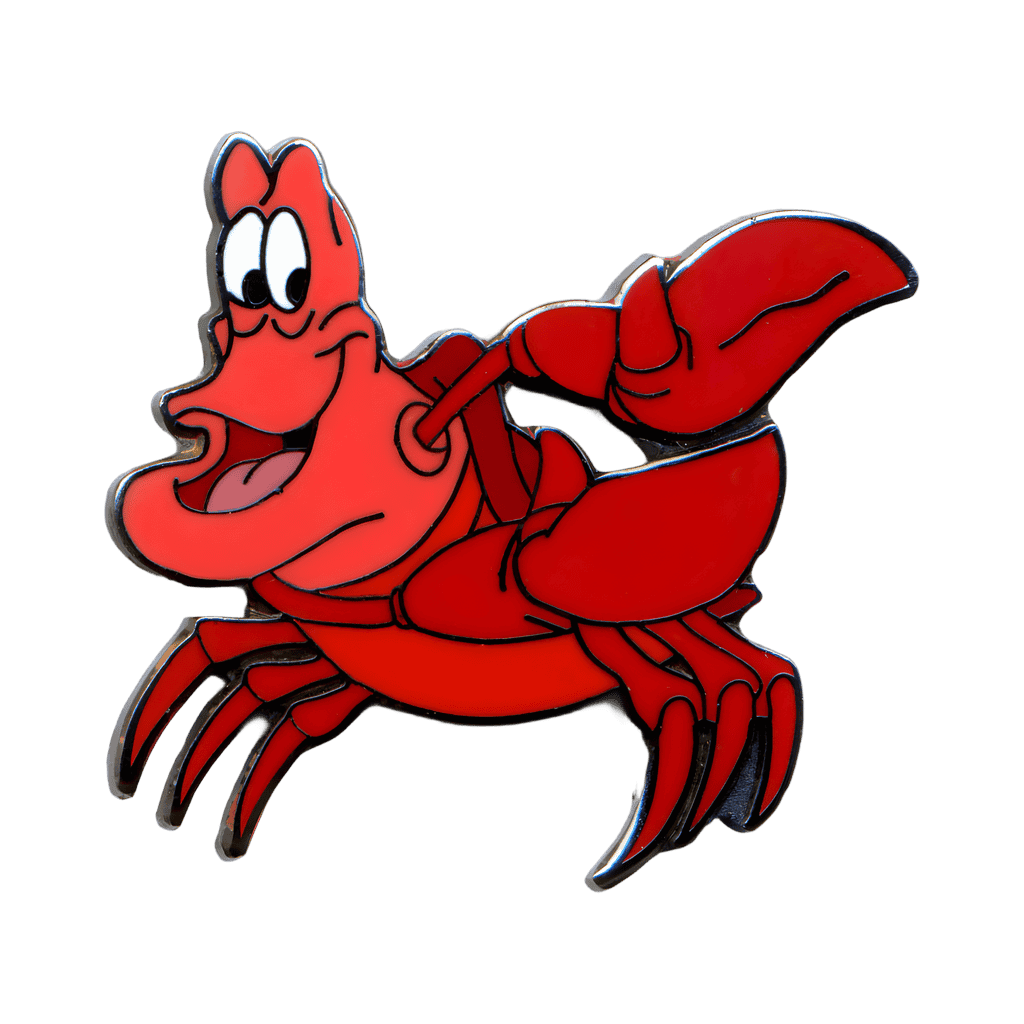 Sebastian the Crab Disney pin