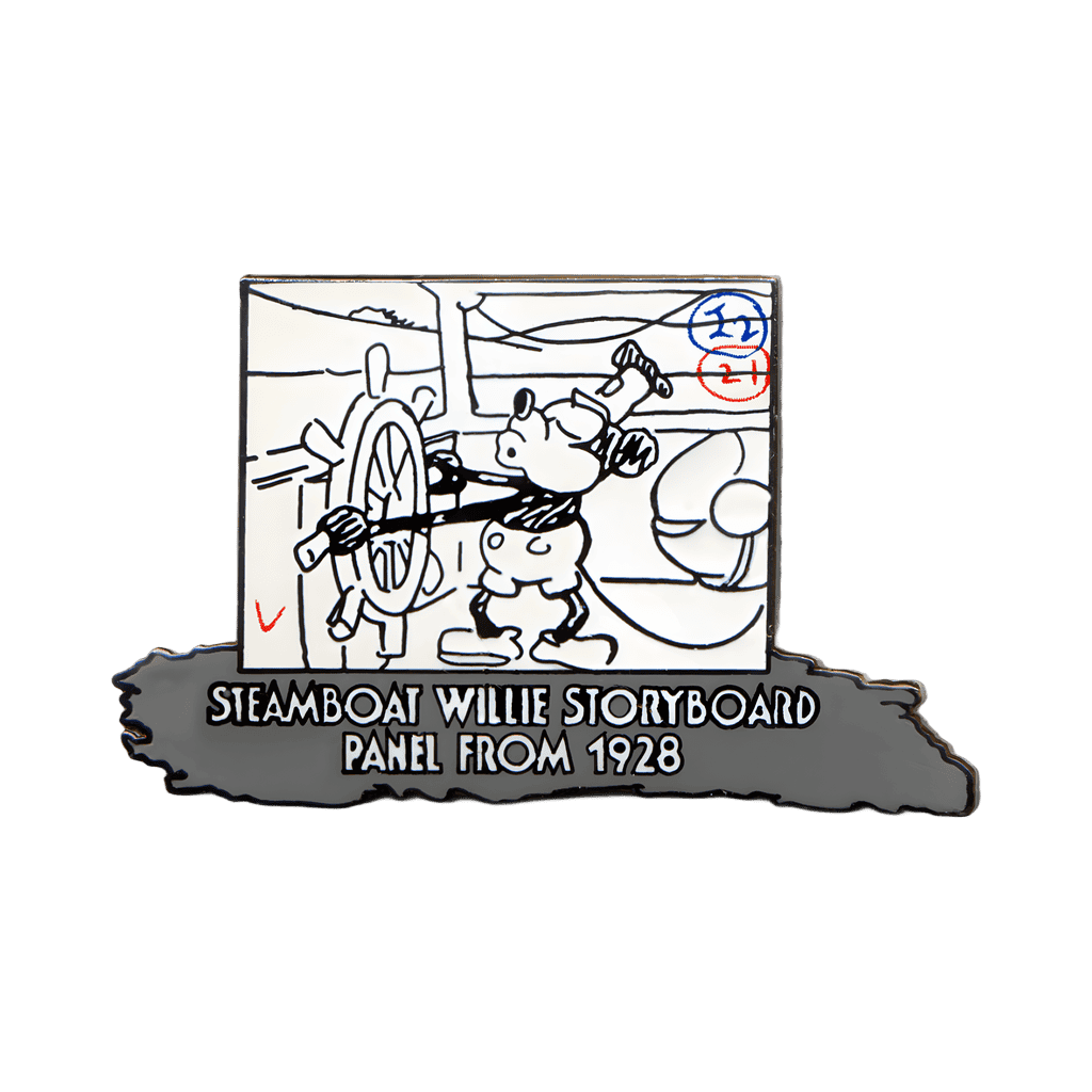 #3 - Steamboat Willie Storyboard Panel From 1928 Disney pin