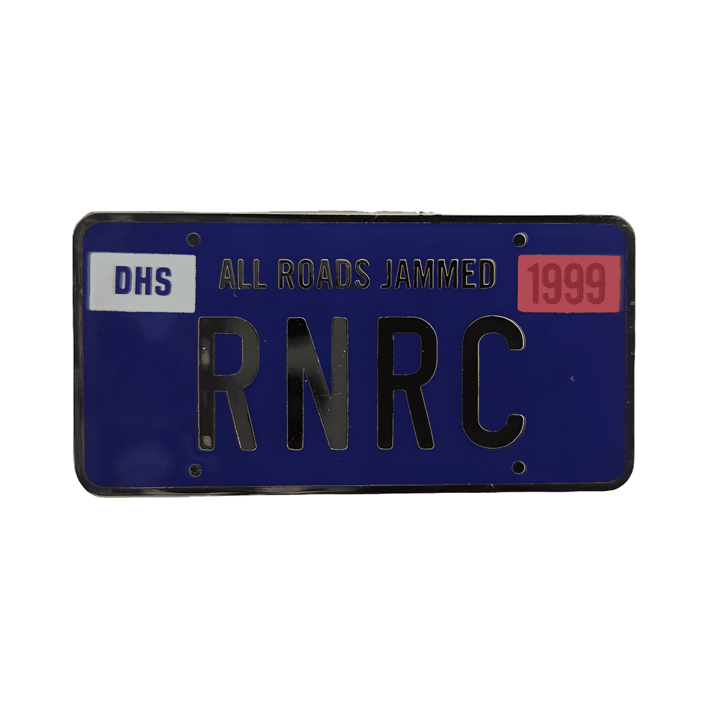 Rock 'n' Roller Coaster License Plate - RNRC - All Roads Jammed Disney pin